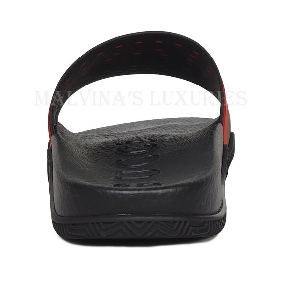 GUCCI SHOES MEN INTERLOCKING G LOGO RUBBER SLIDES w WEB STRIPE sz 9 / 9.5 - Picture 13 of 15